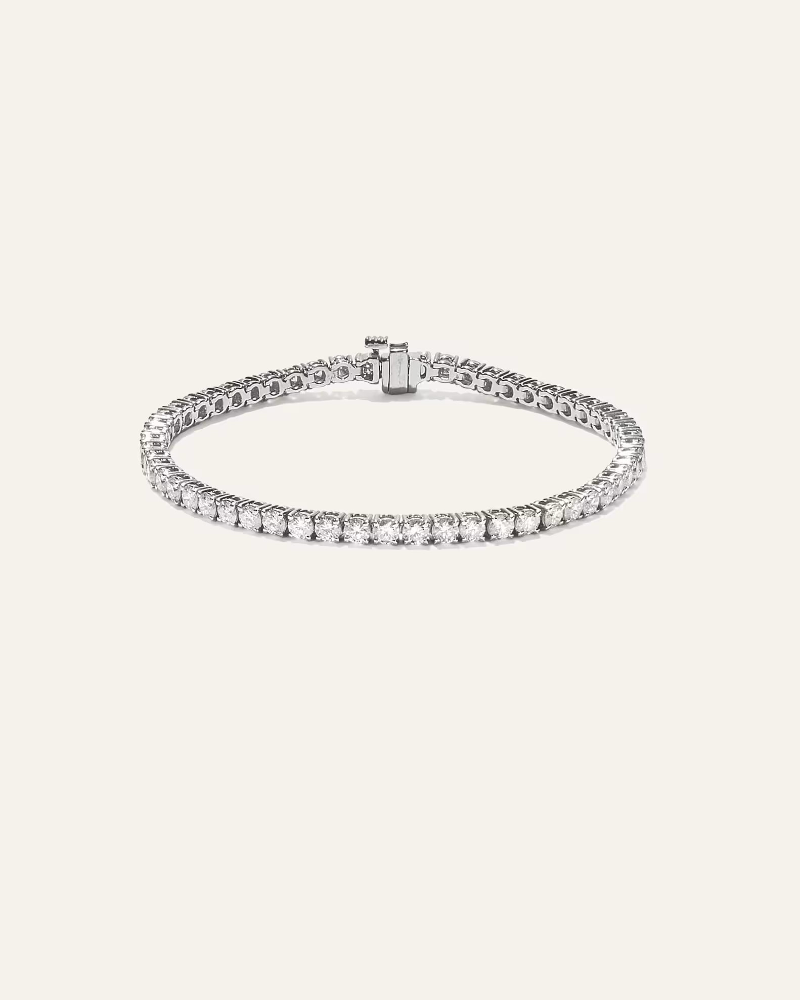 14K Gold Lab Grown Diamond Tennis Bracelet in White Gold | Quince