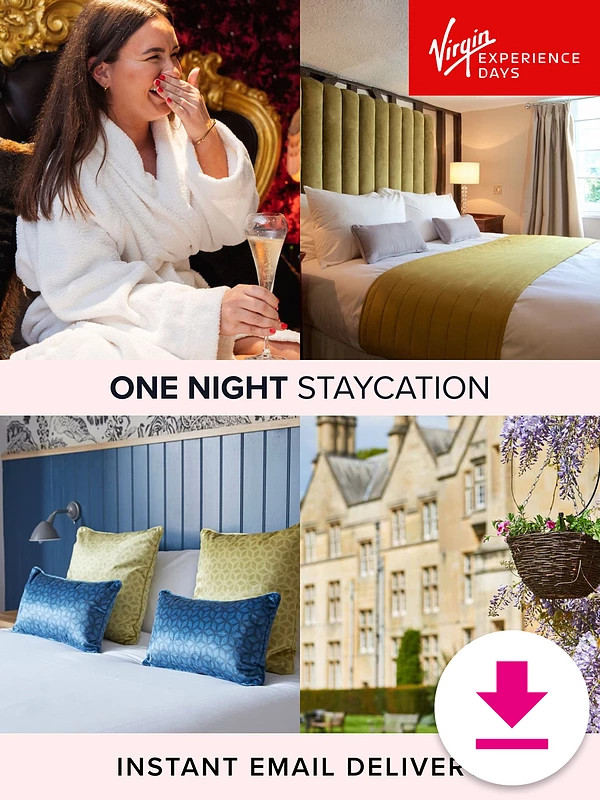 Virgin Experience Days Digital Voucher One Night Staycation | Very (UK)
