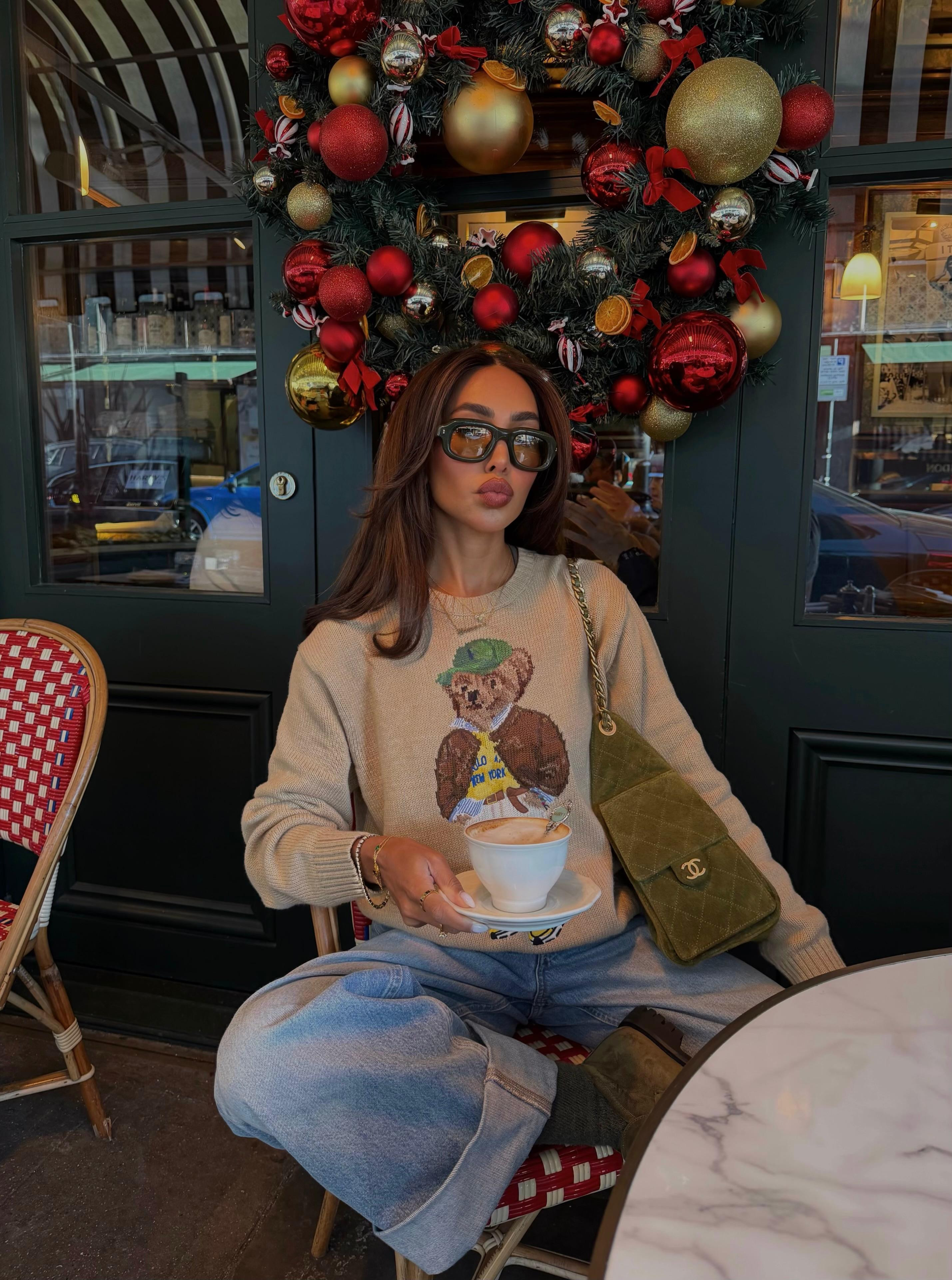 Winter Fashion, ASOS, Polo Ralph Lauren bear knit jumper in tan 

 #LTKuk #LTKwinter #LTKstyletip