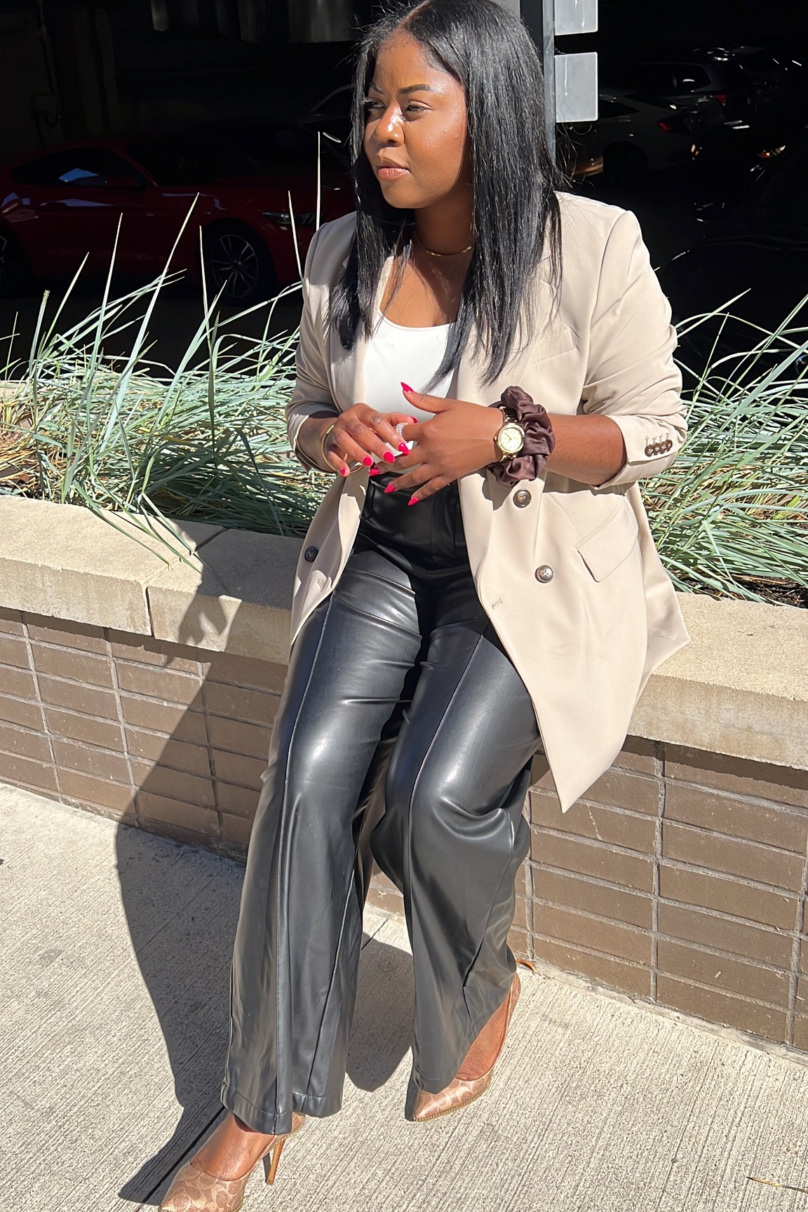 Leather pants 

#LTKFindsUnder100 #LTKWorkwear #LTKFindsUnder50