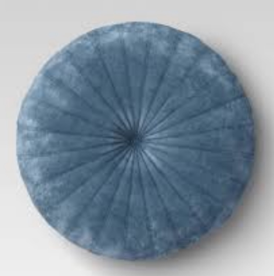 Round pillow alert! This velvet round throw pillow is the prettiest shade of blue! 

#LTKhome