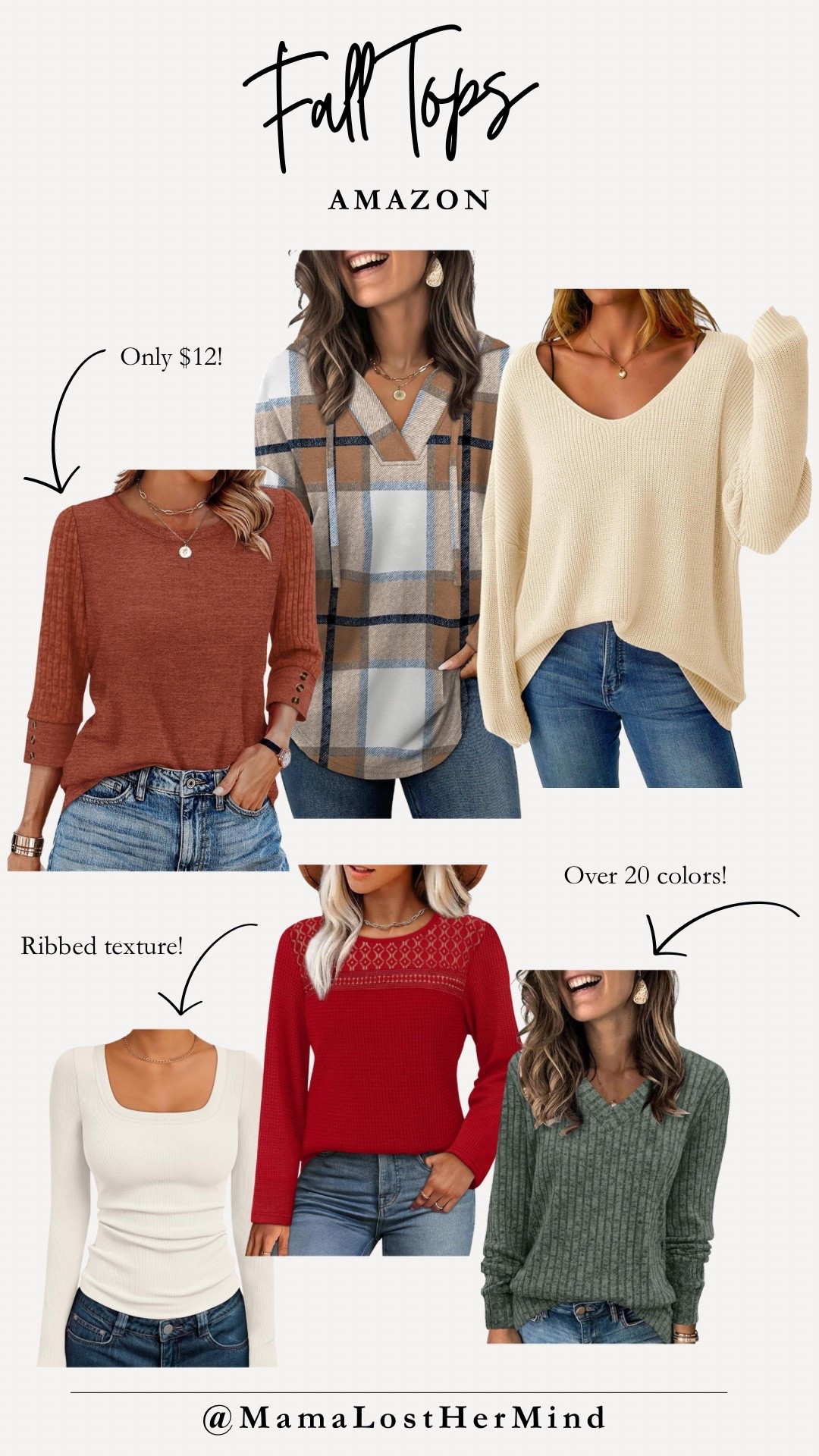 Here are some great fall tops that won’t break the bank!

#LTKSaleAlert #LTKSeasonal #LTKMidsize