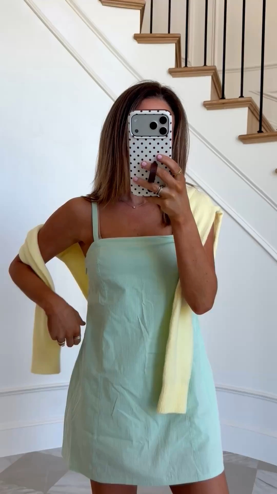 The cutest dress for spring with a built in bra! 

#LTKootd #LTKSeasonal