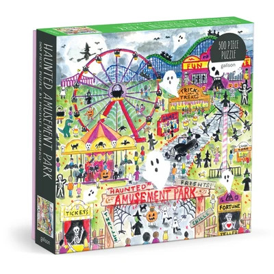 Michael Storrings Haunted Amusement Park 500 Piece Puzzle | Galison