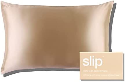 SLIP Silk Queen Pillowcase, Caramel (20" x 30") - 100% Pure 22 Momme Mulberry Silk Pillowcase - A... | Amazon (US)