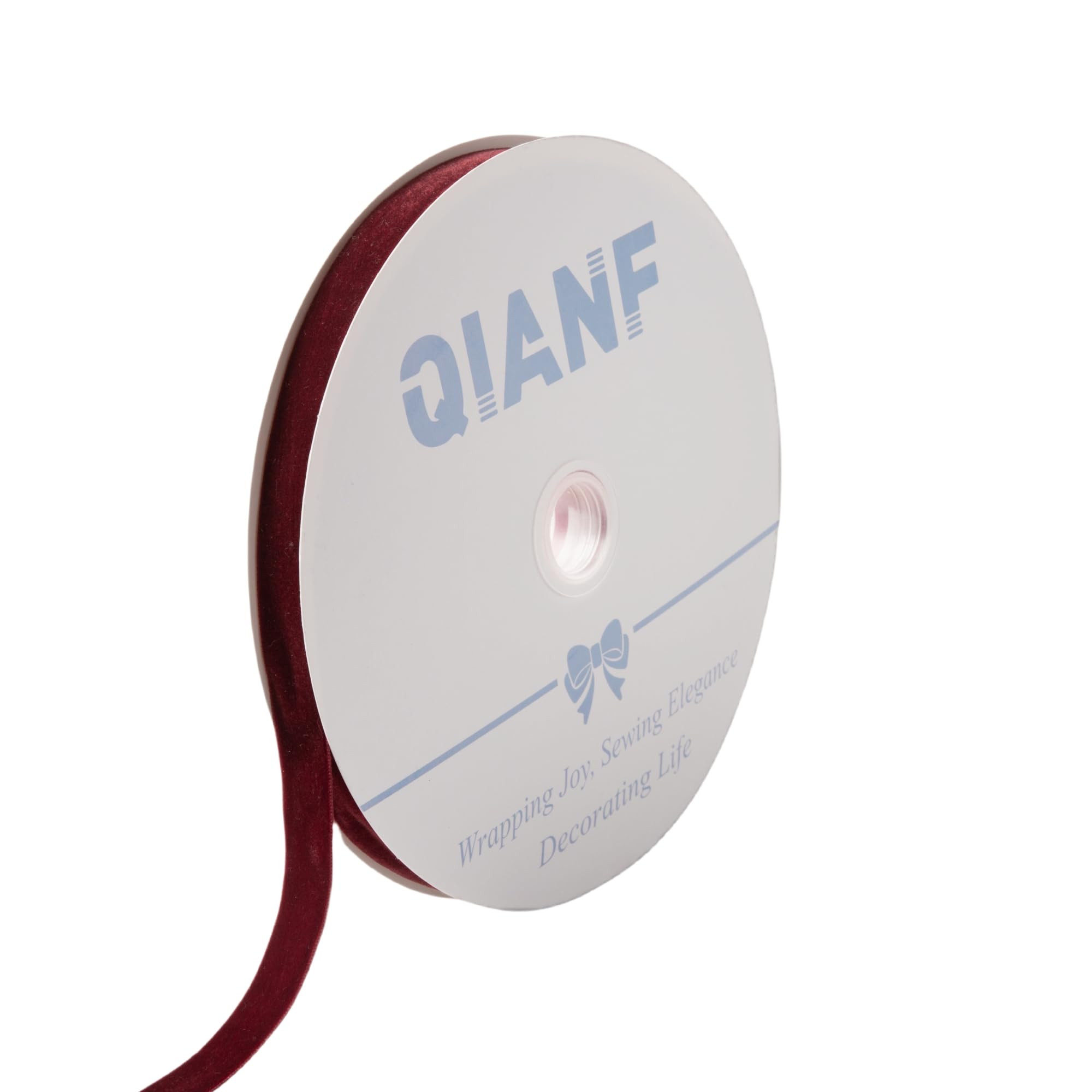 Vintage Burgundy Velvet Ribbon, 5/8 Inch X 25Yd | Amazon (US)