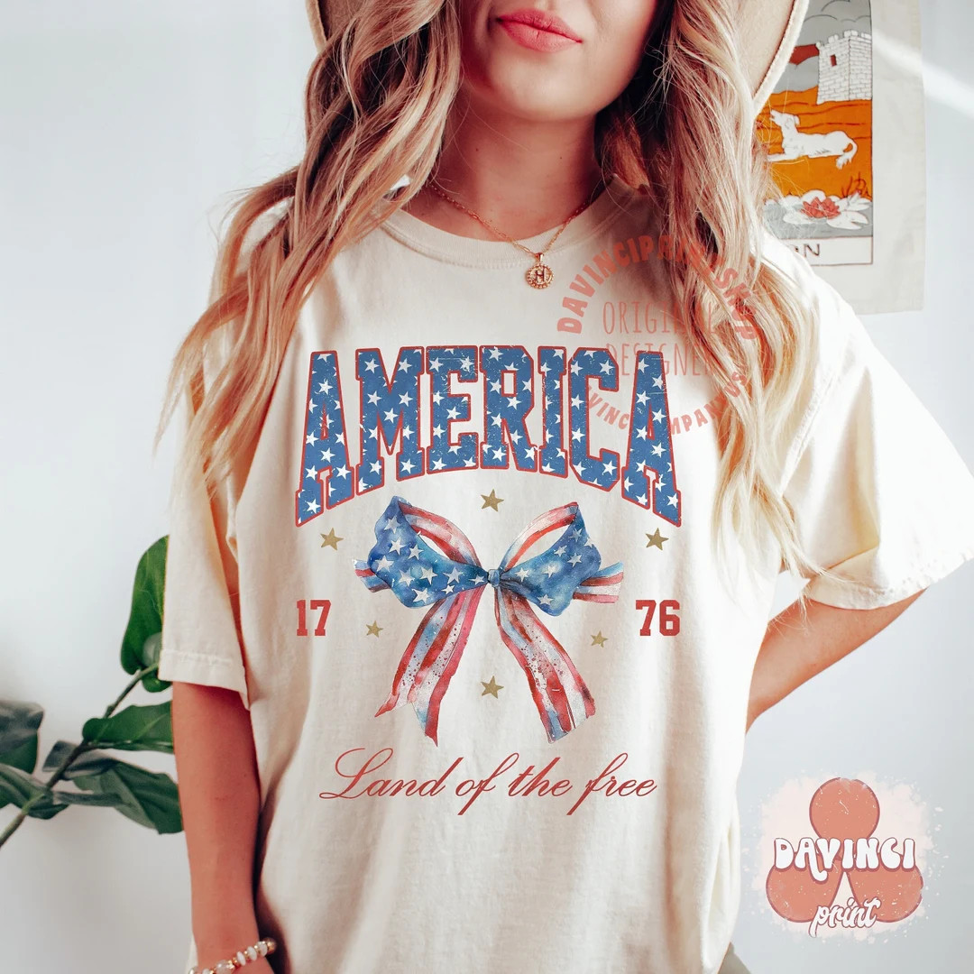 Coquette 4th Of July Png, 4th Of July Png, America png, Fourth Of July PNG, Coquette bow png, Ind... | Etsy (US)