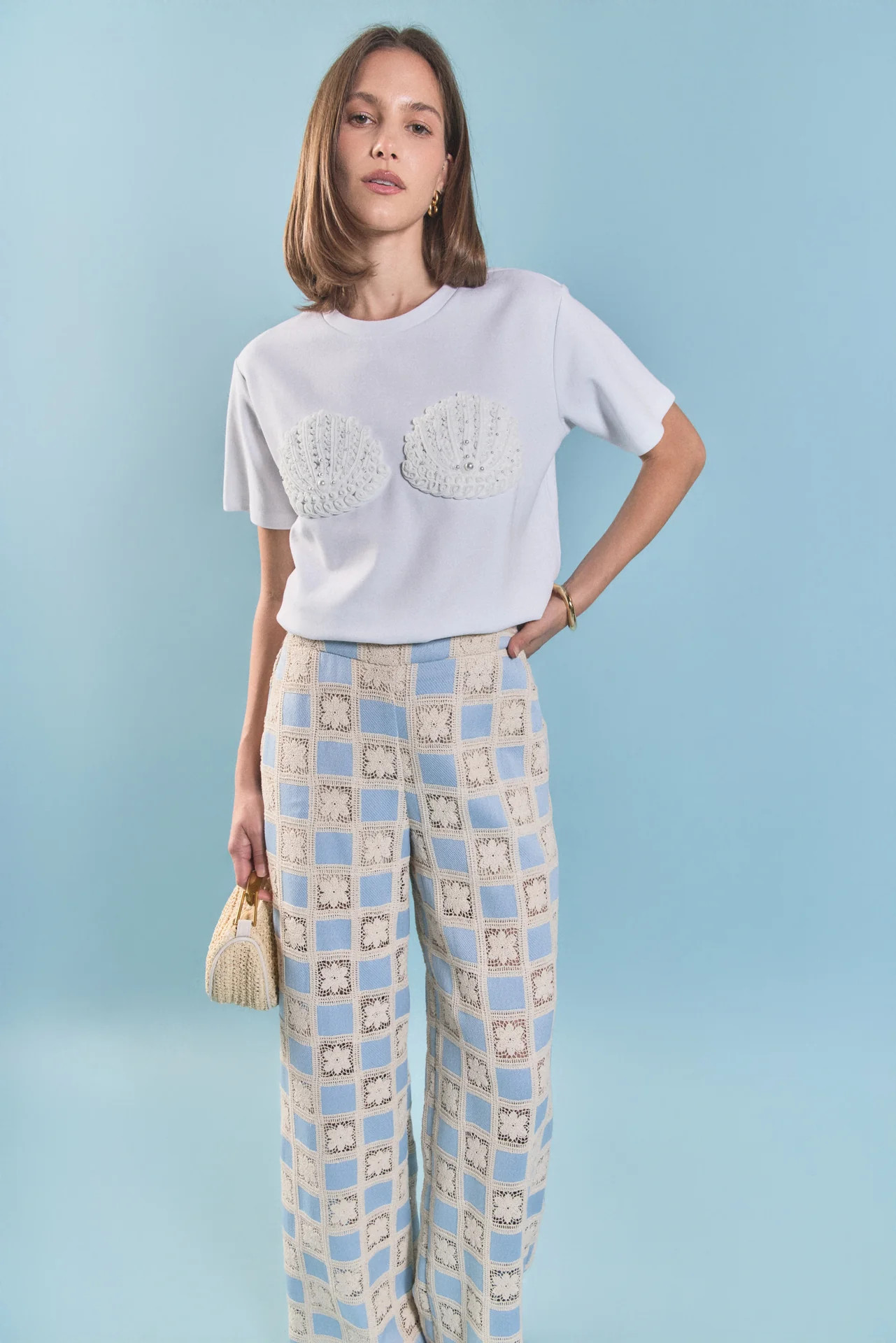 Bria Crochet Pants | English Factory