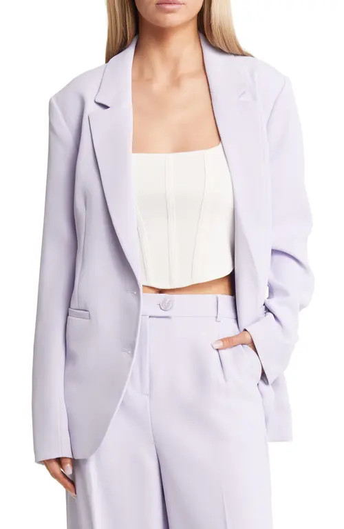Oversize Curve Hem Blazer | Nordstrom