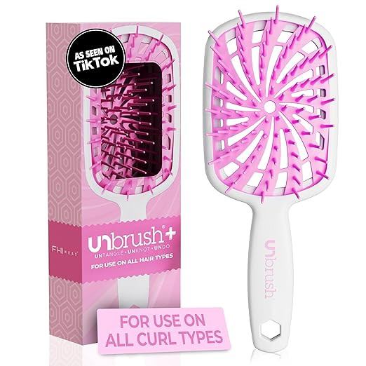 FHI Heat UNbrush Plus — Curly Hair Brush for Gentle & Effective Detangling on Wet or Dry Fragil... | Amazon (US)