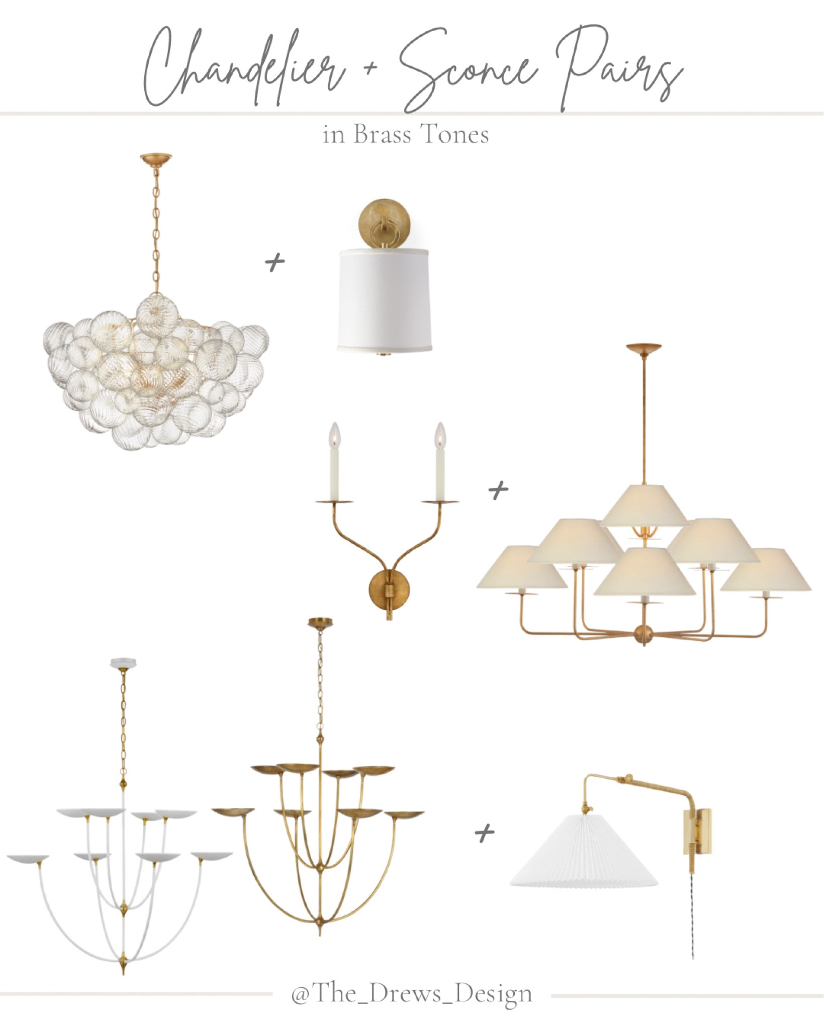 Brass chandelier and sconce pairs. Perfect for the foyer, dining room, bedroom or entryway. 

#LTKhome #LTKstyletip