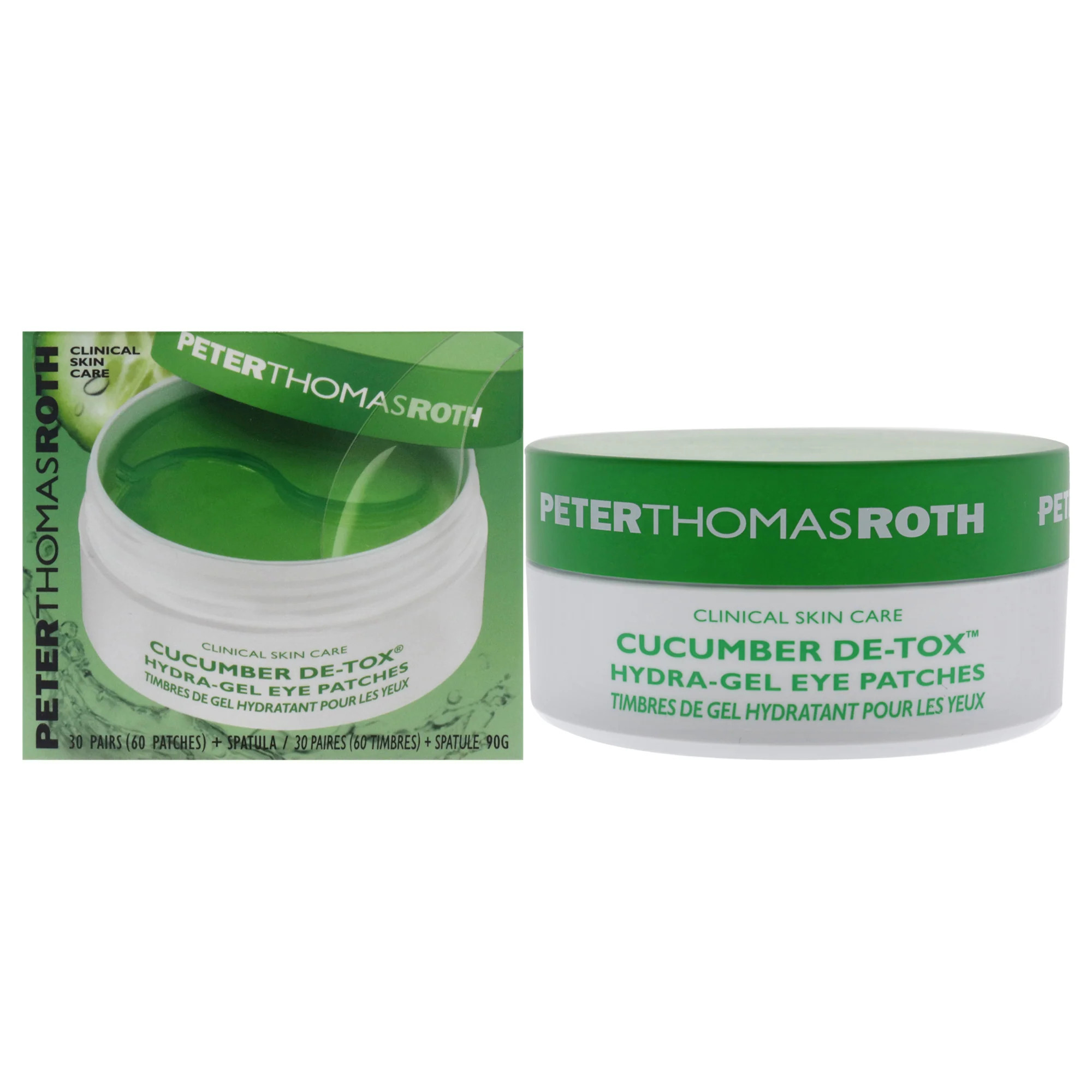Cucumber De-Tox Hydra-Gel Eye Patches by Peter Thomas Roth for Unisex - 60 Pc Patches | Shop Simon