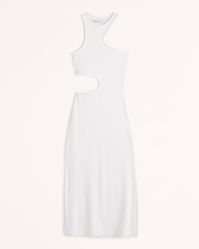 Women's Asymmetrical Cutout Knit Midi Coverup | Women's Dresses & Jumpsuits | Abercrombie.com | Abercrombie & Fitch (US)