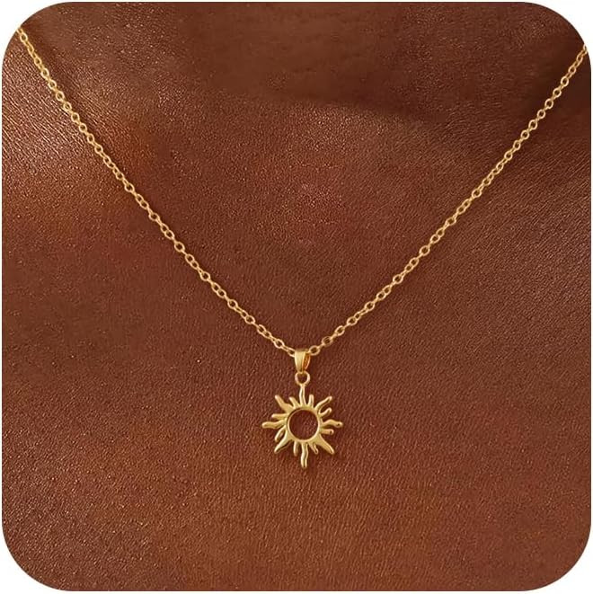 CHESKY Layered Necklaces for Women Trendy, Dainty 14k Gold Plated Pendant Necklace Layering Neckl... | Amazon (US)