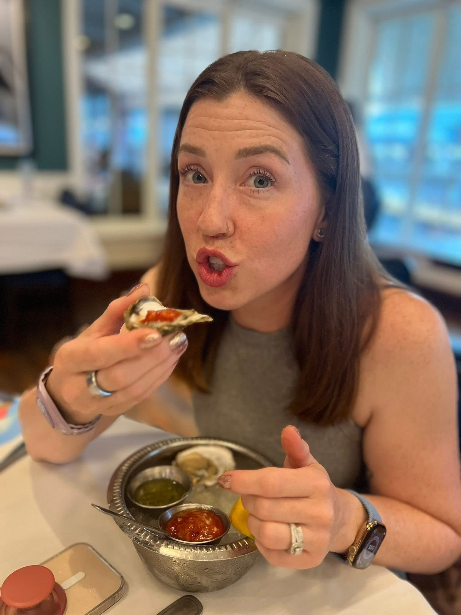 Had to have the right makeup for the Florida heat while I was trying Oysters for the FIRST time 💄🦪

#travel #foodie #travelfood #makeup #humidmakeup 

#LTKTravel #LTKBeauty #LTKSeasonal