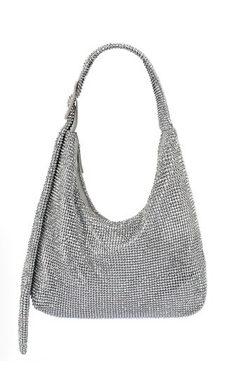 Calypso Crystal Shoulder Bag in Silver | Revolve Clothing (Global)
