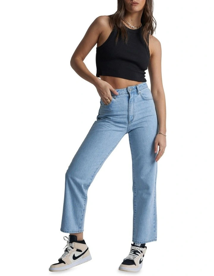 Abrand JeansA Venice Straight Cut Jeans in Walk Away Blue | Myer