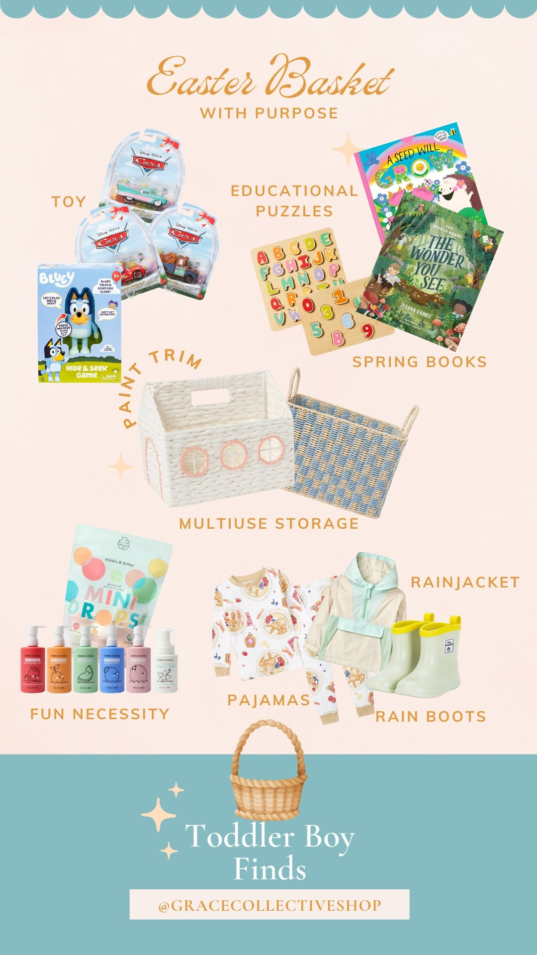 Toddler Boy Easter Basket Finds! I love that these can be used year round and are not Easter specific!

#LTKKids #LTKSeasonal #LTKFamily