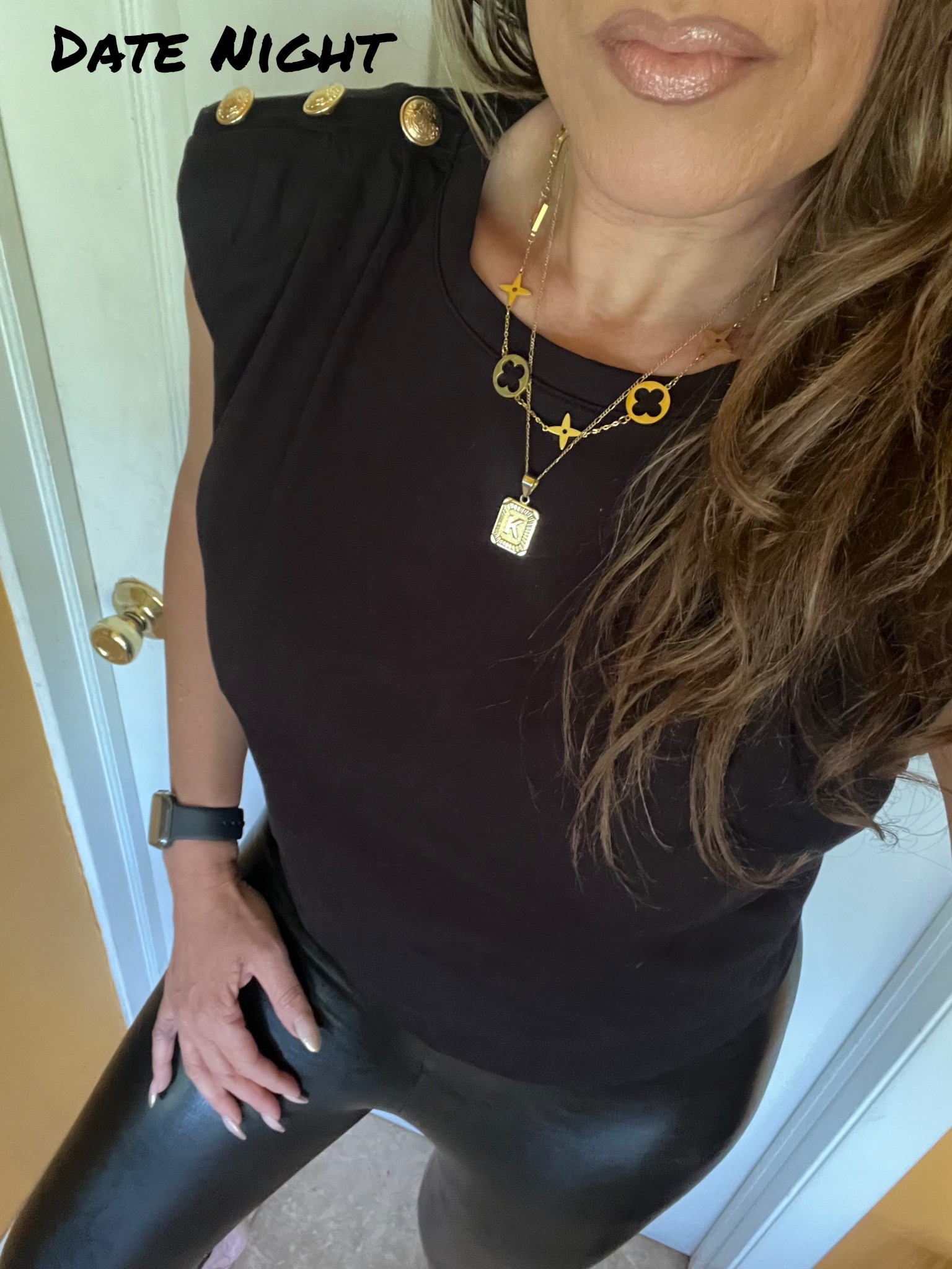 I love faux leather leggings for date night! They are so flattering! 🖤😍 I have a couple favorites so linking them both for you. 🫶🏽 Date night outfit, wearing my holy grail nude lip combo @nordstrom #LaidbackLuxeLife

Leggings: Medium 

Shades:
Lipliner ‘Deep Taupe’
Lipstick ‘KIM KW’
Lipgloss ‘$weetmouth’

Hey Beautiful! Feel free to comment on this post if you have any questions! 🫶🏽

Follow me for more fashion finds, beauty faves, lifestyle, home decor, sales and more! So glad you’re here!! XO, Karma

#LTKootd #LTKOver40 #LTKgrwm