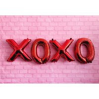 Valentine's Day Party | Decor Xoxo Balloons Xoxodecor Love You Balloon Red | Etsy (US)