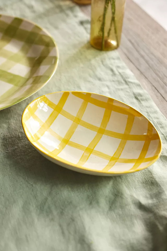 Gingham Candy Dish | Anthropologie (US)
