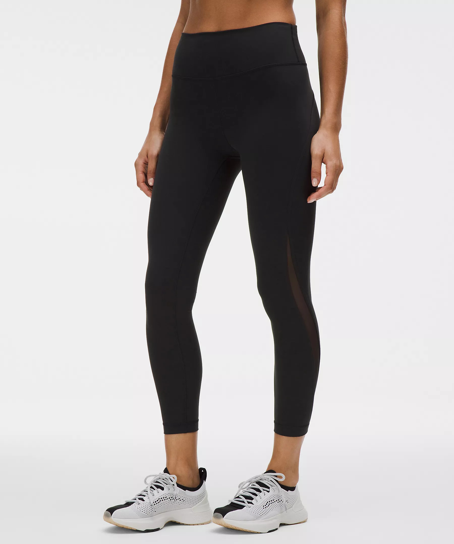 Wunder Train Mesh Panel High-Rise Tight 25" | Lululemon (US)