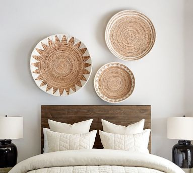 Sunny Handwoven Basket Wall Art | Pottery Barn (US)