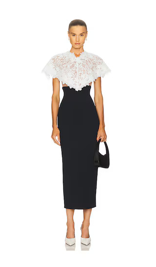 The Marchioness Midi Dress in Black | Revolve Clothing (Global)