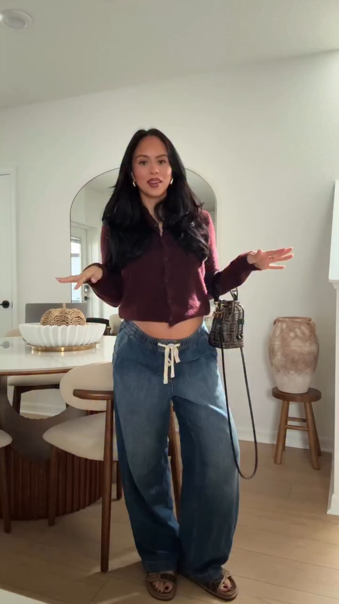 today’s bump fit ootd 👶🏻🍂🍁🍇