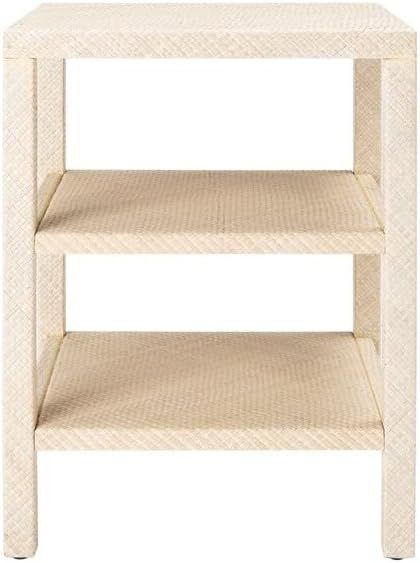SAFAVIEH Home Collection Apis Light Natural Raffia 2-Shelf Bookcase Accent Table (Fully Assembled... | Amazon (US)
