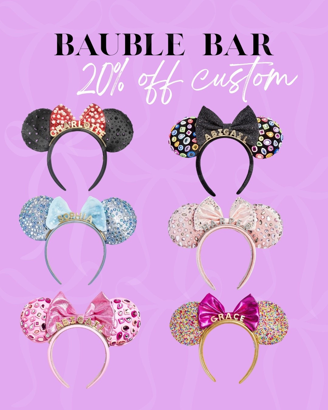 20% off custom @baublebar!