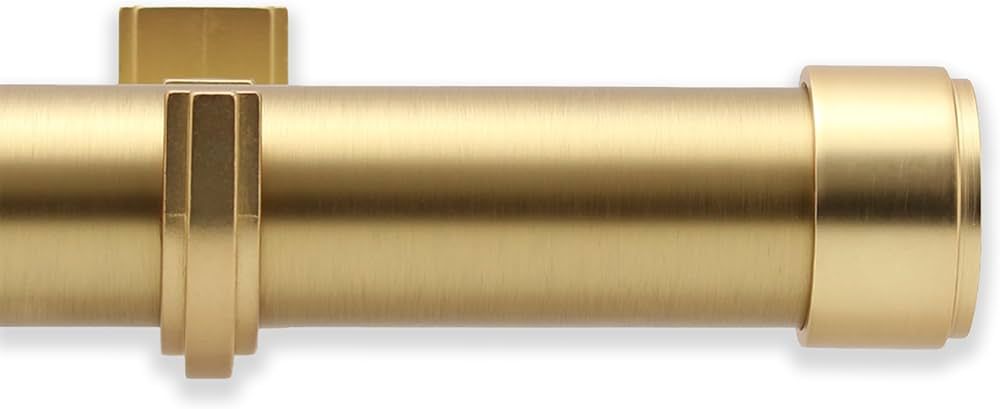 BlastHome Luxury 8 ft Custom Curtain Rod – 1 1/4" Large Diameter – Premium Brackets & Endcaps... | Amazon (US)
