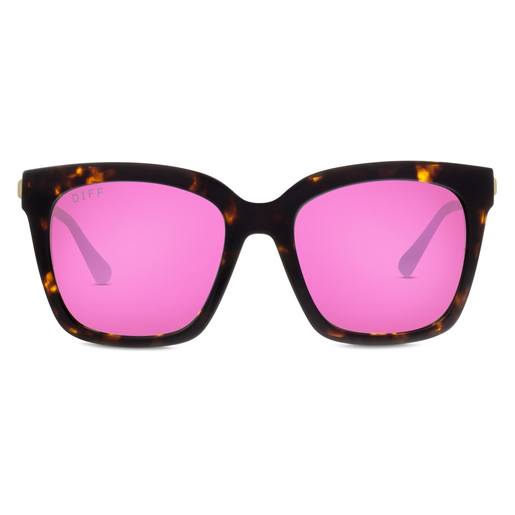 BELLA - TORTOISE + PINK MIRROR + POLARIZED | DIFF Eyewear