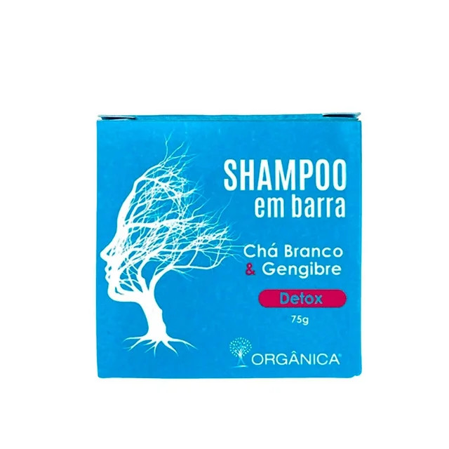 Shampoo em Barra Orgânica Chá Branco e Gengibre 75g | Drogasil (BR)