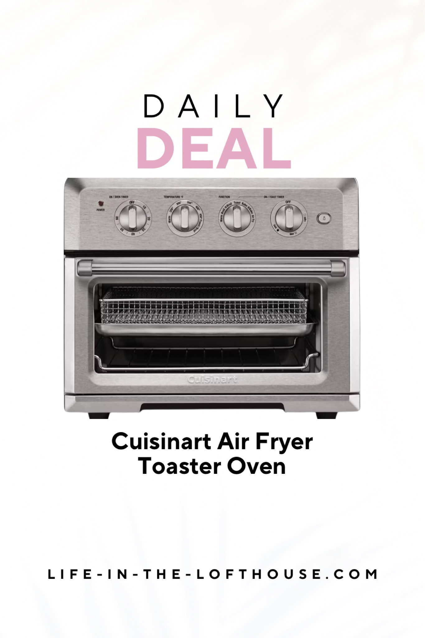 Cuisinart Air Fryer Toaster Oven on sale now! 

#LTKSaleAlert #LTKGiftGuide #LTKHome