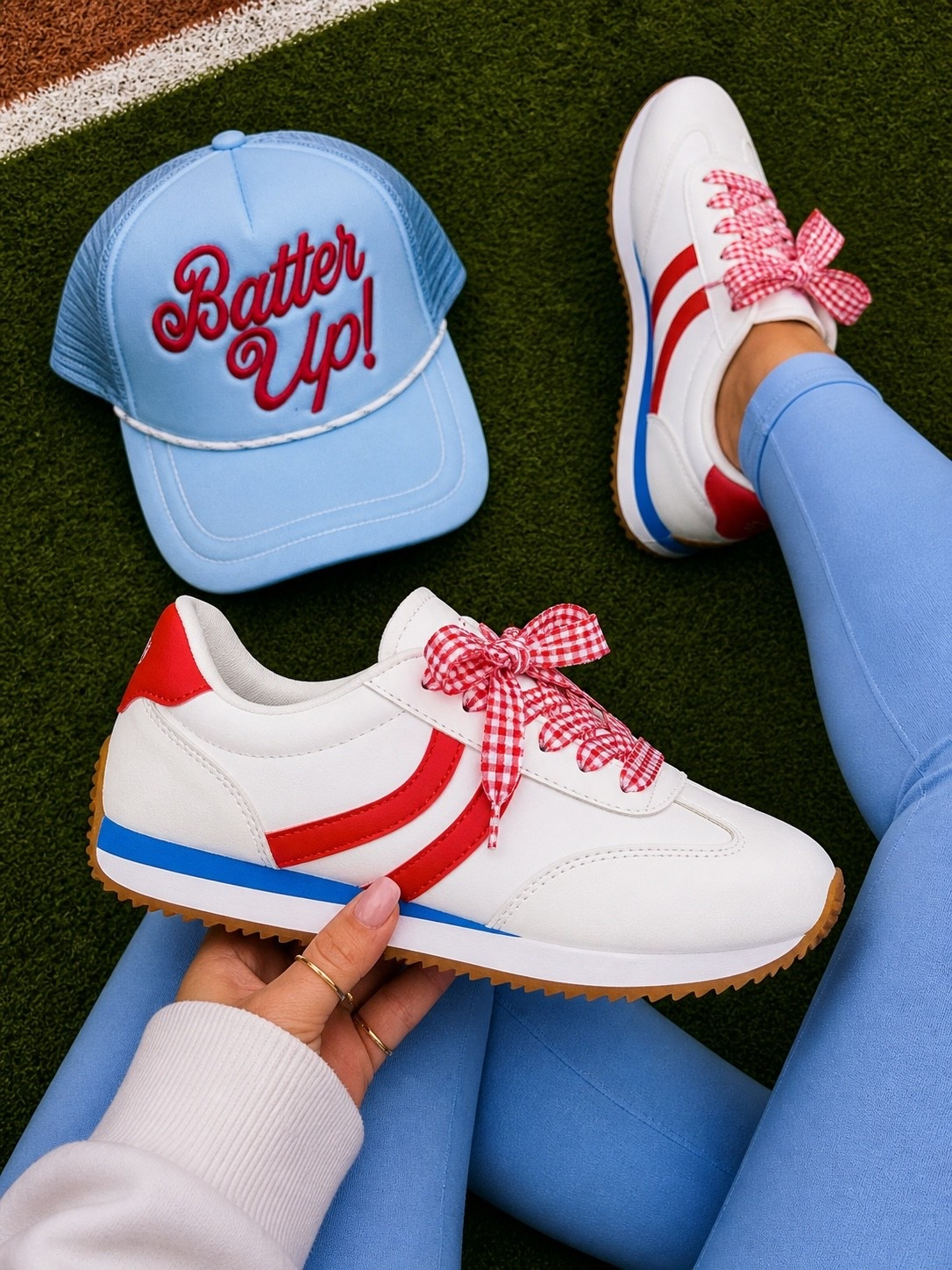  STOP SCROLLING BASEBALL MOMS 🚨
If you’ve never had a Corky… you’re missing OUT 👀⚾️

They finally figured us out —
✨ Baseball moms
✨ USA moms
✨ Game day moms

And THIS look?? It’s giving ✨effortless cute + comfy all day at the fields✨

✔️ The shoes
✔️ The laces (hello cutest upgrade ever)
✔️ The hat
✔️ The whole outfit = DONE for you

No thinking. Just throw it on and GO 🙌

💬 Comment “GAME DAY” and I’ll send you the links to EVERYTHING
Shoes, laces, hat, full outfit 👏

Trust me… this is a buy it before it’s gone situation 💨💙❤️

#LTKMothersDay #LTKgrwm #LTKfitnessgoals