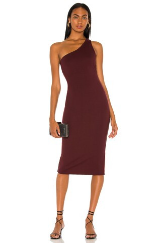 LPA Adila Dress in Burgundy from Revolve.com | Revolve Clothing (Global)