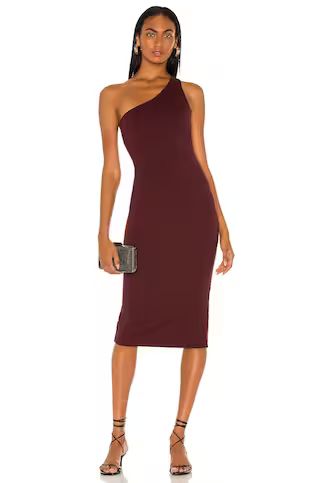 LPA Adila Dress in Burgundy from Revolve.com | Revolve Clothing (Global)