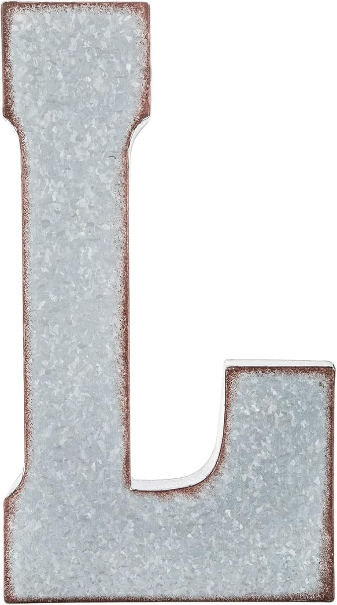 Hobby Lobby Home Décor X-Large Galvanized Rustic Industrial Metal Letter Wall Hanging Table Deco... | Amazon (US)