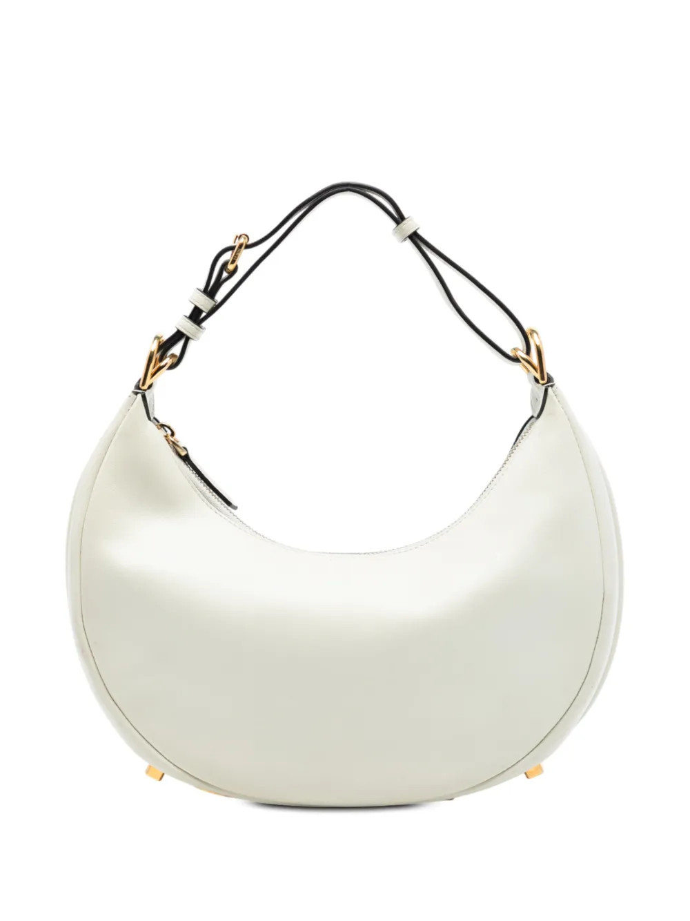 Fendi Pre-Owned 2010-2026 Small Leather Fendigraphy hobo bag - White | Farfetch Global