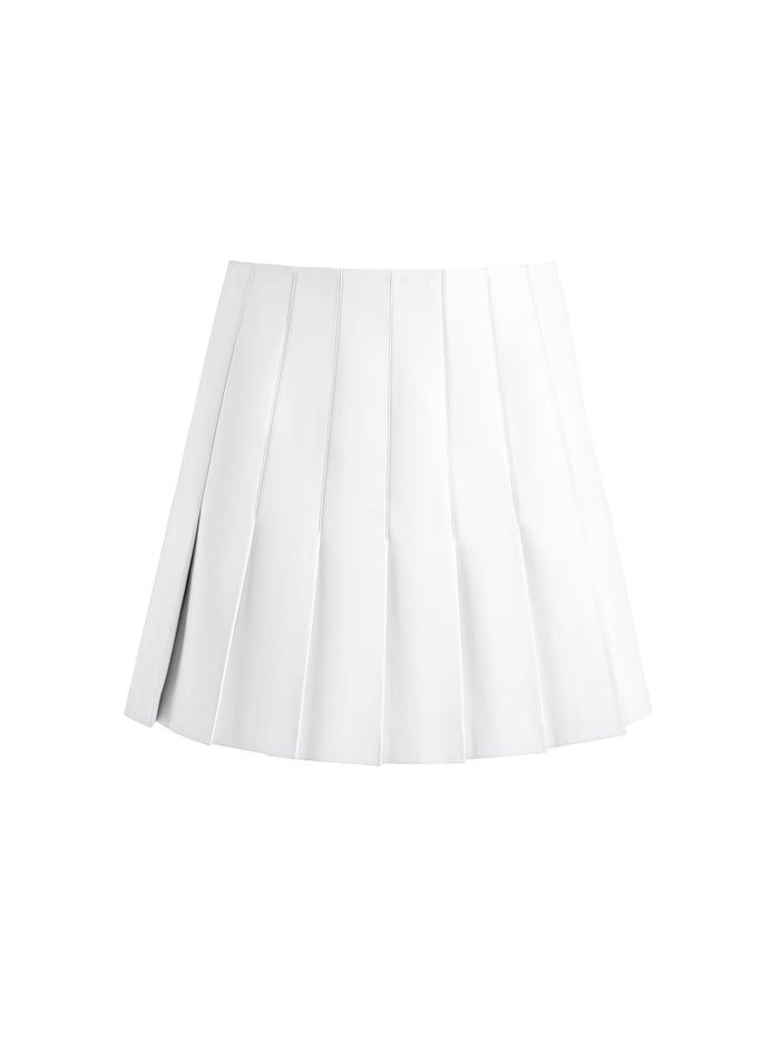 CARTER VEGAN LEATHER MINI SKIRT | Alice + Olivia