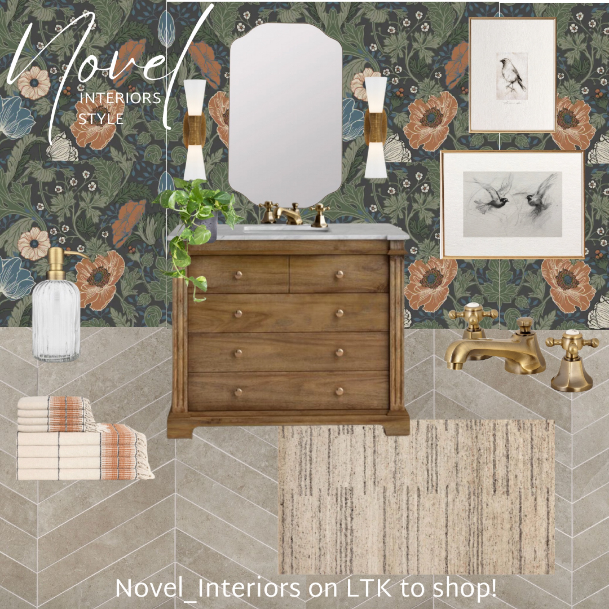 The most stunning powder bath that will awe your guests. Feminine. Refined and traditional- this bath is perfect 🤩 !

#LTKsalealert #LTKhome #LTKfindsunder100