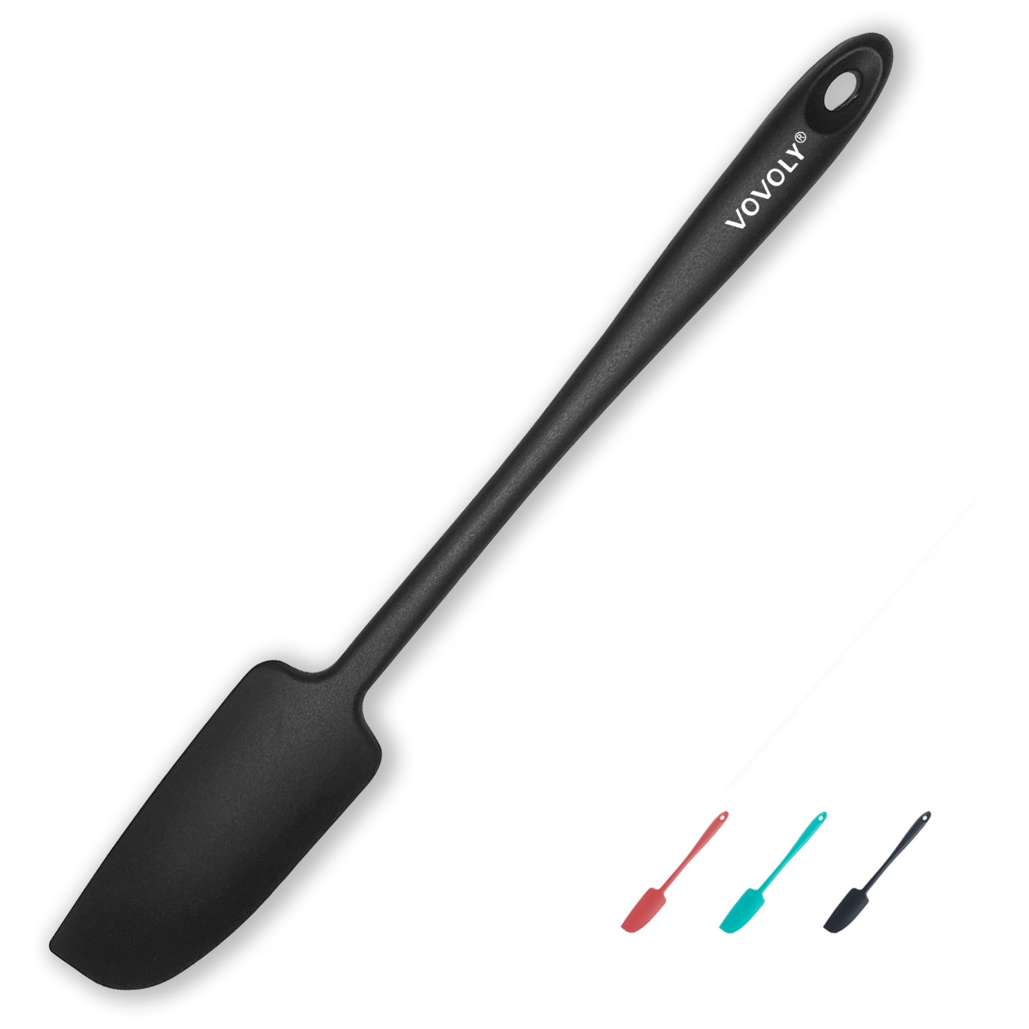 Silicone Jar Spatula, Small Rubber Scraper, Spatulas Silicone Heat Resistant, Seamless,Non StIck ... | Amazon (US)