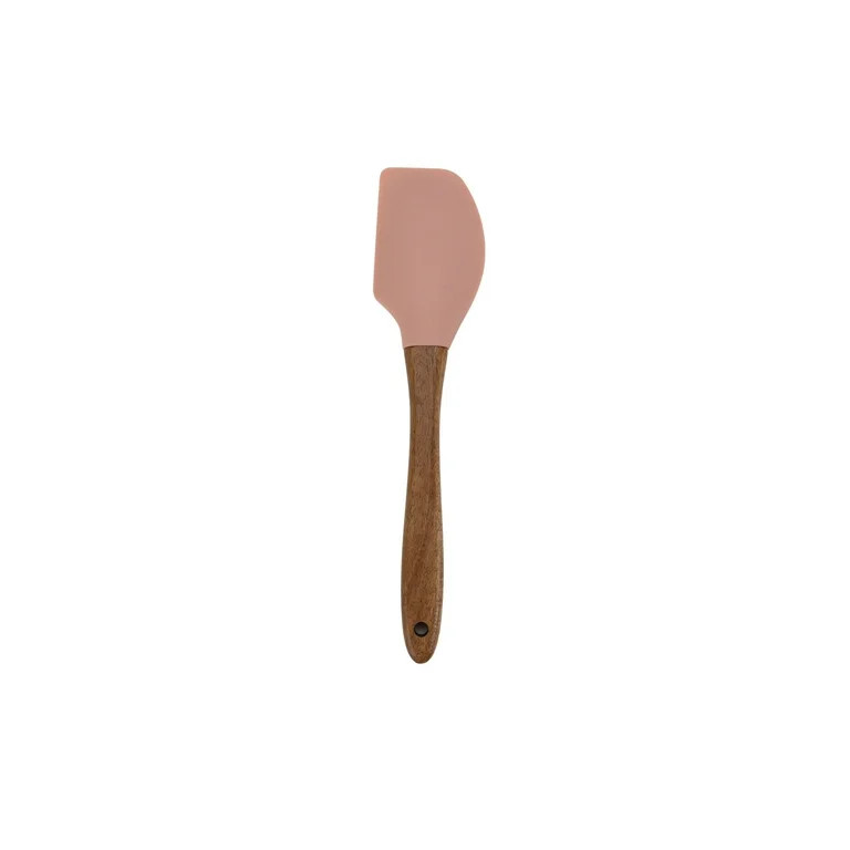 Just Feed Me by Jessie James Decker 2-Piece Silicone Spatula with Wooden Handle, Terracotta Rose ... | Walmart (US)