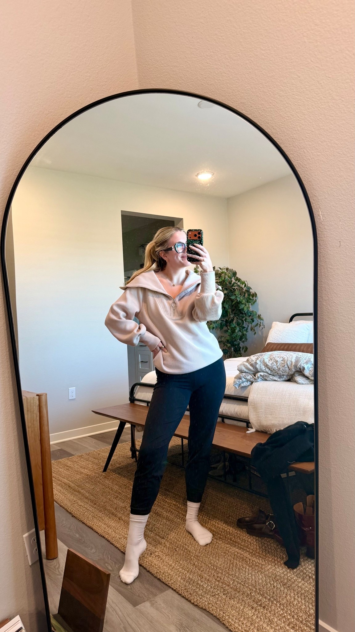comfy work from home outfit 🤍
living in this cozy set lately — viori joggers, varley half zip, and bombas socks for the ultimate soft girl WFH uniform. perfect for long work days, coffee breaks, and staying comfy but put together.

shop my exact pieces + similar cozy staples below ✨

#LTKmorningroutine #LTKTravel #LTKdayinmylife