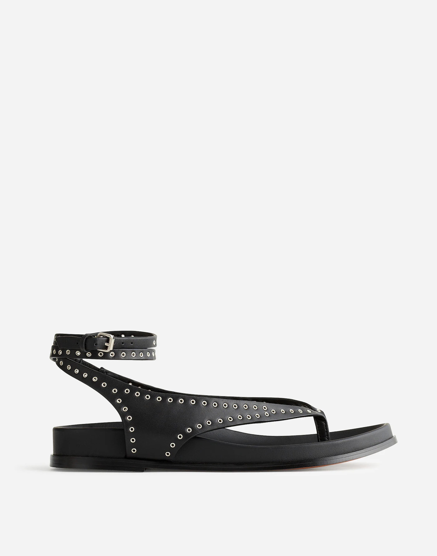 The Eleni Ankle-Wrap Thong Sandal | Madewell | Madewell