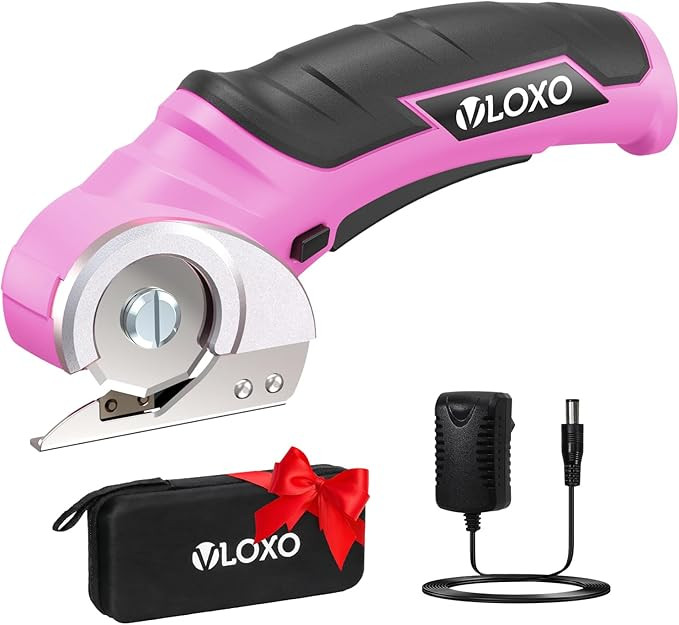 VLOXO Cardboard Cutter, Cordless Electric Scissors for Leather with Safety Lock, Box Cutter Elect... | Amazon (US)