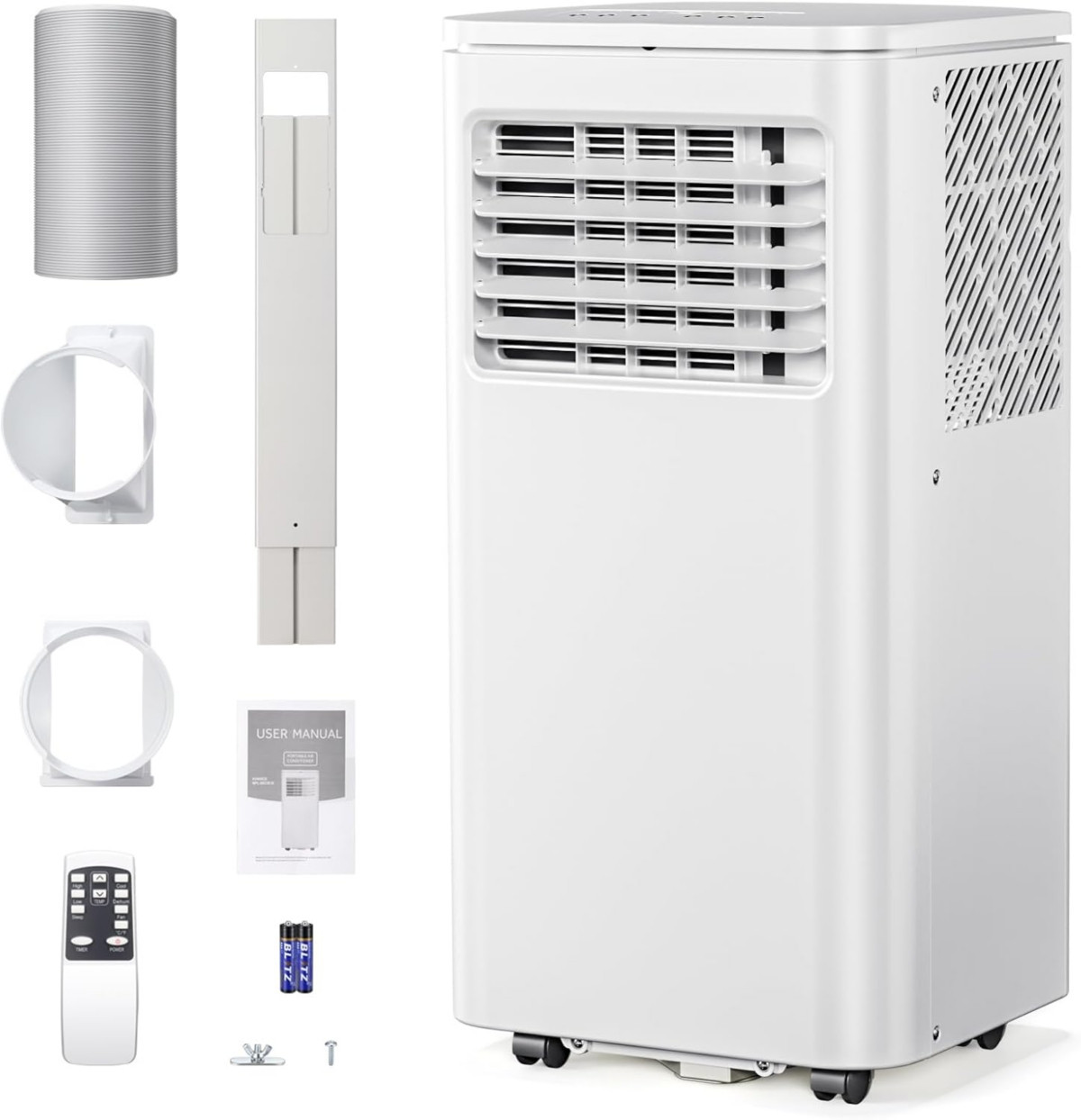 Cowsar Portable Air Conditioner 10000 Btu, Remote Control, 4 in 1 protable ac, Cools 450sq. ft, 24 Hour Timer, Quiet Operation,Window Fan, 2 Speed for | Macy's