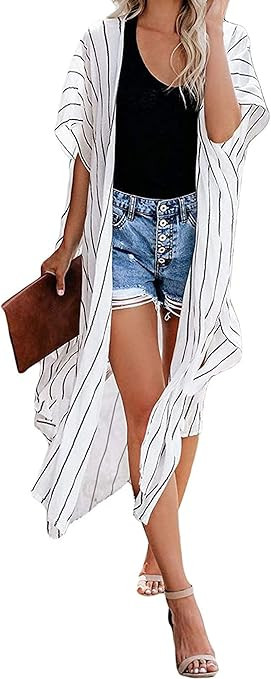 Moss Rose Women Summer Bikini Kimono Bathing Suit Cover Ups for Swimwear | Amazon (US)