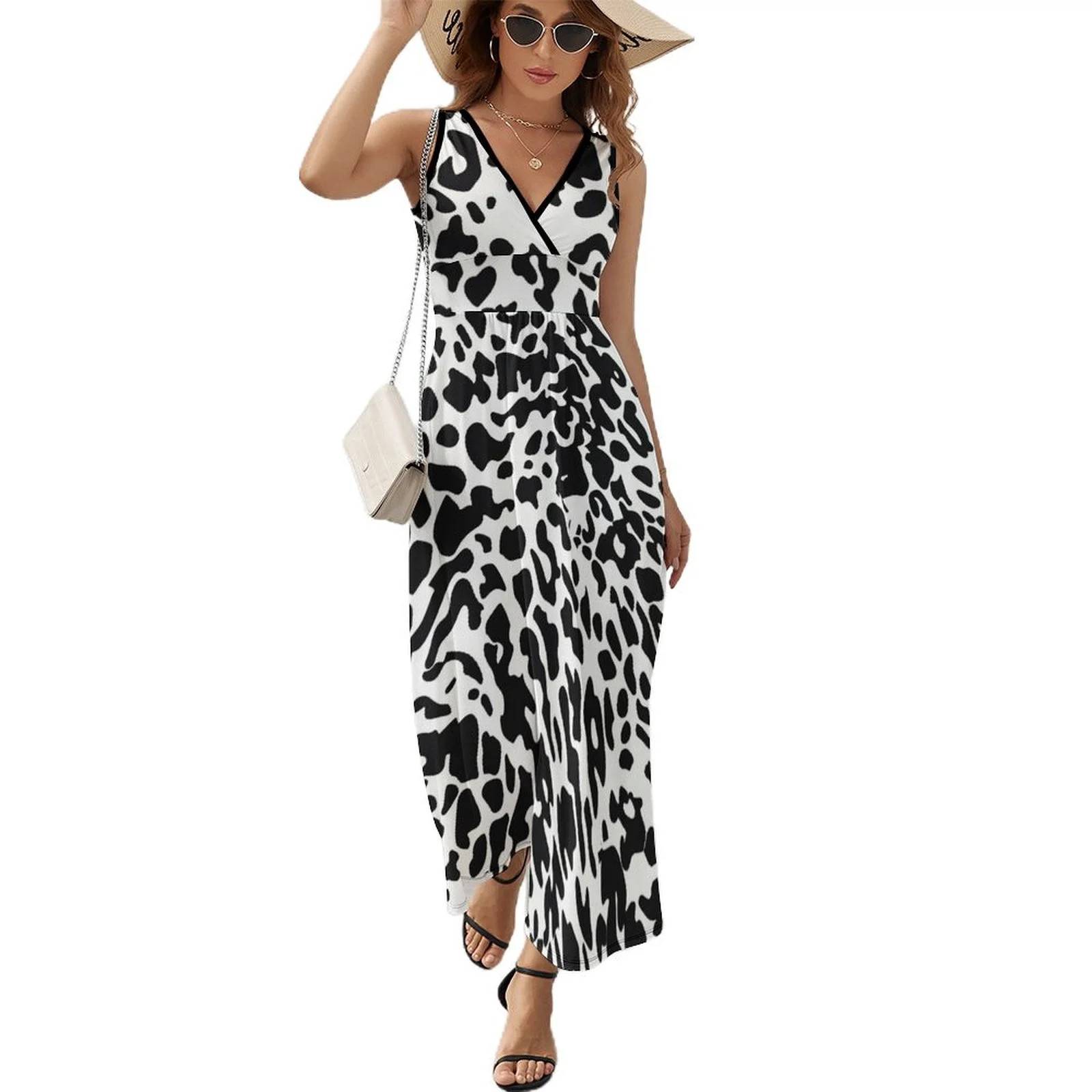 Animal Print Patterns Sleeveless Dress Woman Fashion Long Dresses Women's Summer Suit Dress 2025 | Walmart (US)